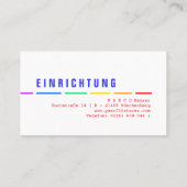 レインボー名刺 名刺 (裏面)