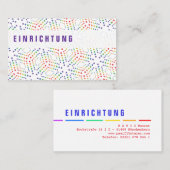 レインボー名刺 名刺 (正面/裏面)