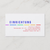 レインボー名刺 名刺 (裏面)