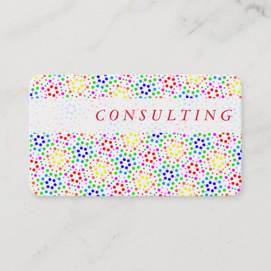 レインボー名刺 名刺 (正面)