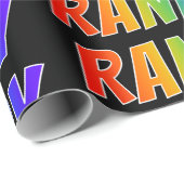 レインボー名"RANDY";おもしろい&カラフルRANDY ラッピングペーパー (ロールコーナー)