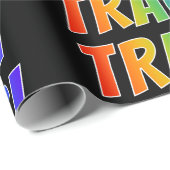 レインボー名「TRACI」;おもしろいカラフル& ラッピングペーパー (ロールコーナー)