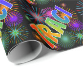 レインボー名「TRACI」 + Fireworks ラッピングペーパー (ロールコーナー)