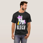 レインボー吐おもしろいきユニコーンTシャツ Tシャツ (正面フル)