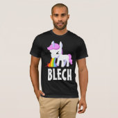 レインボー吐おもしろいきユニコーンTシャツ Tシャツ (正面フル)
