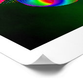 レインボー周波数7ポスター ポスター (角)