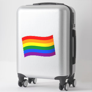 レインボー国旗ゲイプライドLGBTQ誇りを持ったアウト シール