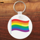 レインボー国旗 キーホルダー (正面)