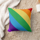 レインボー国旗 クッション (ブランケット)