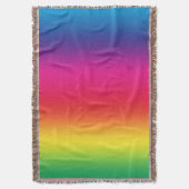 レインボー国旗 スローブランケット (正面縦)