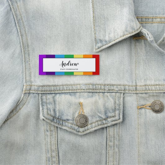 レインボー国旗 名札 (インサイチュ)