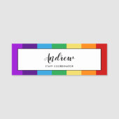 レインボー国旗 名札 (正面)