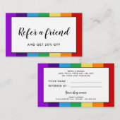 レインボー国旗 紹介カード (正面/裏面)