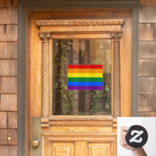 レインボー国旗 – LGBT & プライド ウィンドウサイン