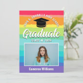 レインボー大学院フォト2023 LGBTQ卒業 案内状 (スタンド正面)