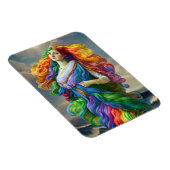 レインボー女神デジ絵画タルのオリジナルアート マグネット (右側)