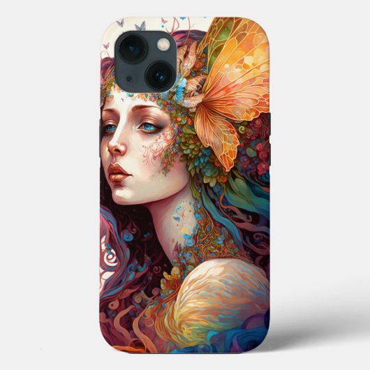 レインボー女神ファンタジーアート Case-Mate iPhoneケース (裏面)
