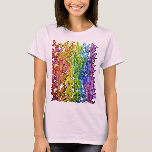 レインボー妖精の国Tシャツ Tシャツ (正面)