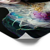 レインボー妖精ファンタジーアートポスター ポスター (角)