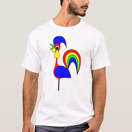 レインボー威厳がある Tシャツ (正面)