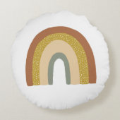 レインボー子供部屋キュートテラコタベビー ラウンドクッション (裏面)
