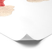 レインボー子供部屋ポスターボホキッズルームデコール ポスター (角)