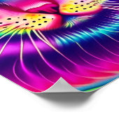 レインボー子猫 ポスター (角)