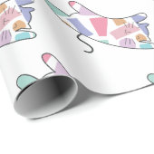 レインボー子猫 ラッピングペーパー (ロールコーナー)