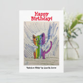 レインボー子猫#220101 カード (スタンド正面)