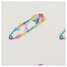 レインボー安全ピン織物 ファブリック