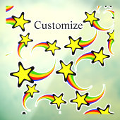 レインボー射撃、 発砲スターズサンダー_コーブ ウィンドウサイン (シート3)