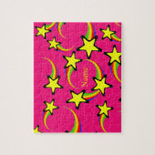 レインボー射撃、 発砲スターズサンダー_コーブ ジグソーパズル (縦)