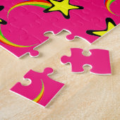 レインボー射撃、 発砲スターズサンダー_コーブ ジグソーパズル (側面)