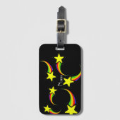 レインボー射撃、 発砲スターズサンダー_コーブ ラゲッジタグ (正面縦)