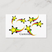 レインボー射撃、 発砲スターズサンダー_コーブ   名刺 (裏面)