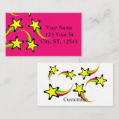 レインボー射撃、 発砲スターズサンダー_コーブ   名刺 (正面/裏面)