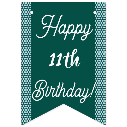 レインボー山羊座グリッターバースデーパーティー バンティングフラッグ (第2の旗)