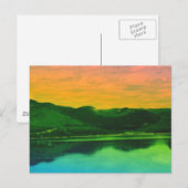 レインボー山脈とコースト・ウォーター・カナダ ポストカード (正面/裏面)