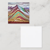 レインボー山脈（別名モンタナス・デ・S） コーリングカード (正面/裏面)