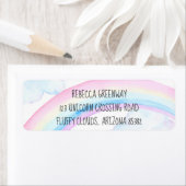 レインボー差出人住所ラベル ラベル (インサイチュ)