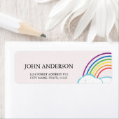 レインボー差出人住所ラベル ラベル (インサイチュ)