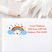 レインボー差出人住所ラベル ラベル (インサイチュ)