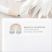 レインボー差出人住所ラベル ラベル (インサイチュ)