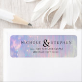 レインボー差出人住所 ラベル (インサイチュ)