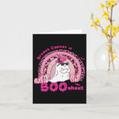 レインボー幽霊乳癌はブーシート認識度 カード (黄色い花)