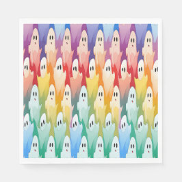 レインボー幽霊 スタンダードランチョンナプキン