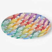 レインボー幽霊 ペーパープレート (アングル)