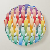 レインボー幽霊 ラウンドクッション (裏面)