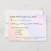 レインボー応答_2 出欠カード (正面)