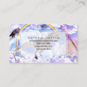 レインボー恐竜ユニコーン 名刺 (裏面)